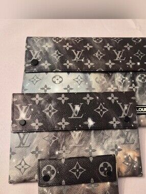 Brand New Louis Vuitton Monogram Galaxy Alpha Triple Pochette